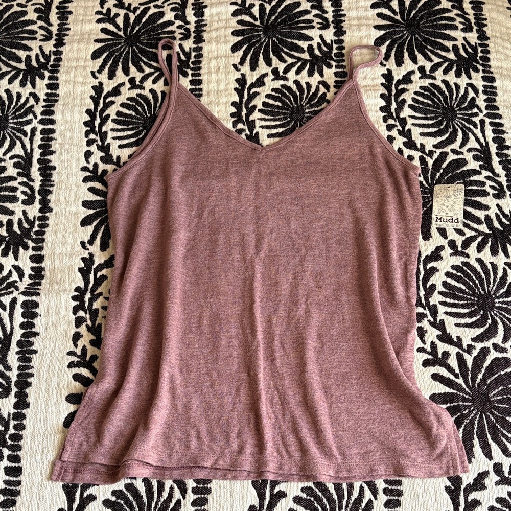 NWT Mudd Double V Neck Cami